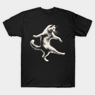 Moonwalk Cat T-Shirt